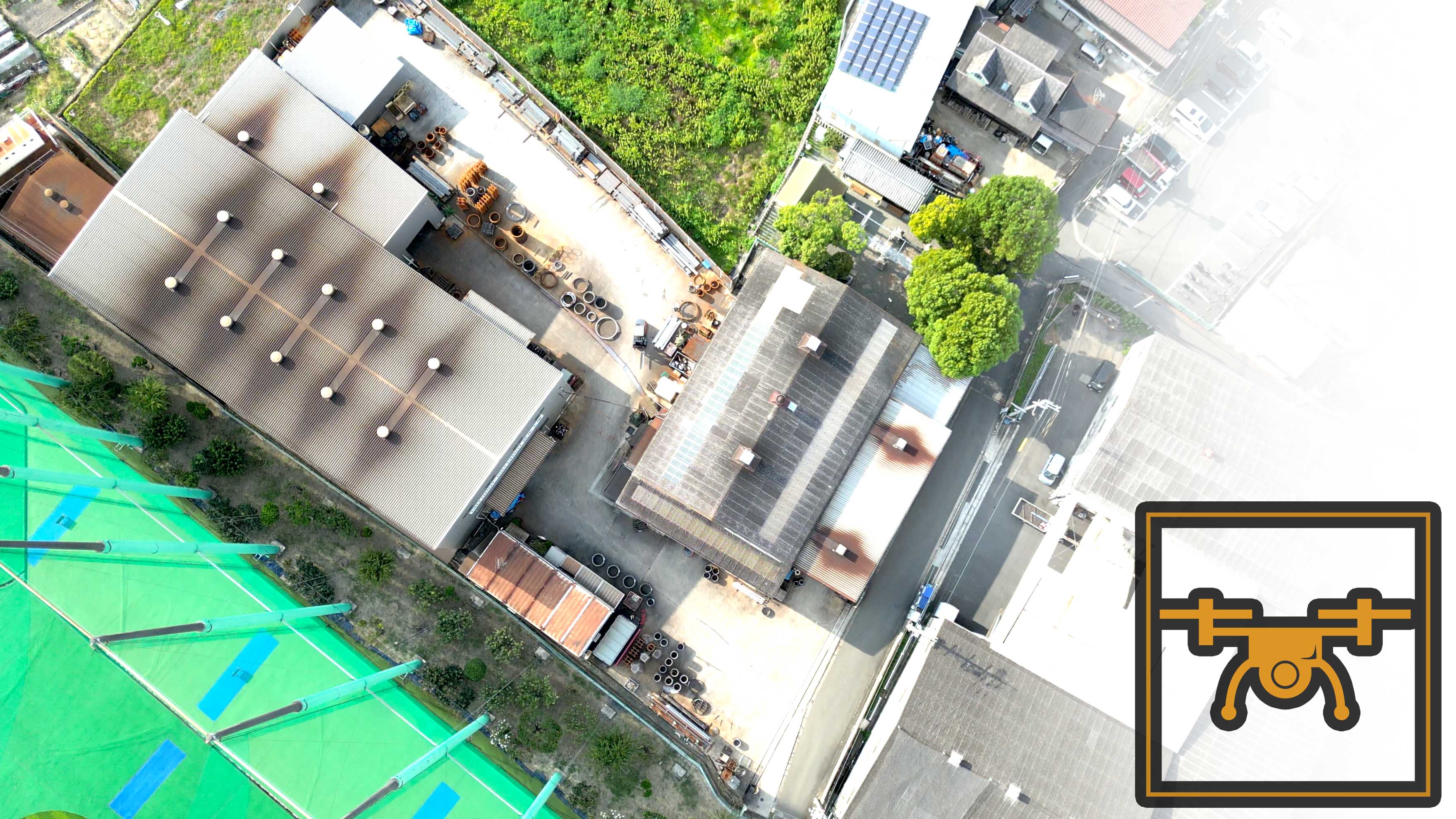 ドローン上空撮影